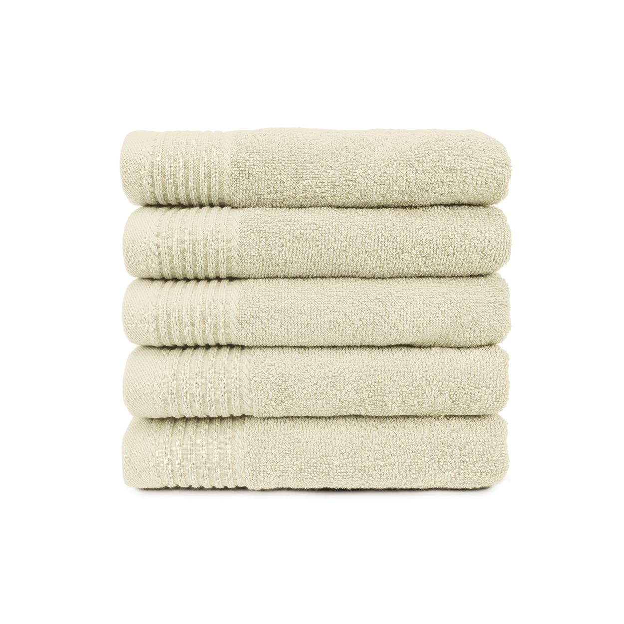 The One Handdoek 450 gram 50x100 cm Ivory (5 stuks)