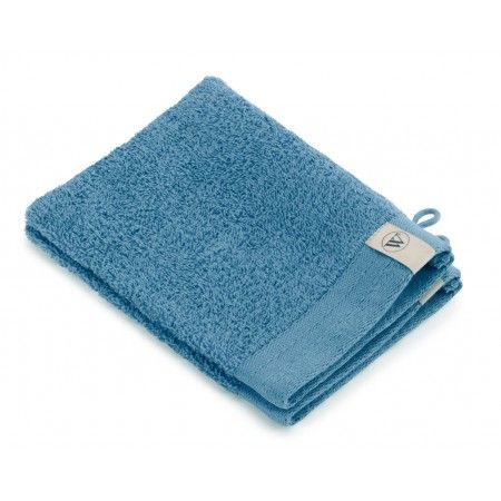 Walra Soft Cotton Washandje 16 x 21 cm 550 gram Petrol - 2 stuks