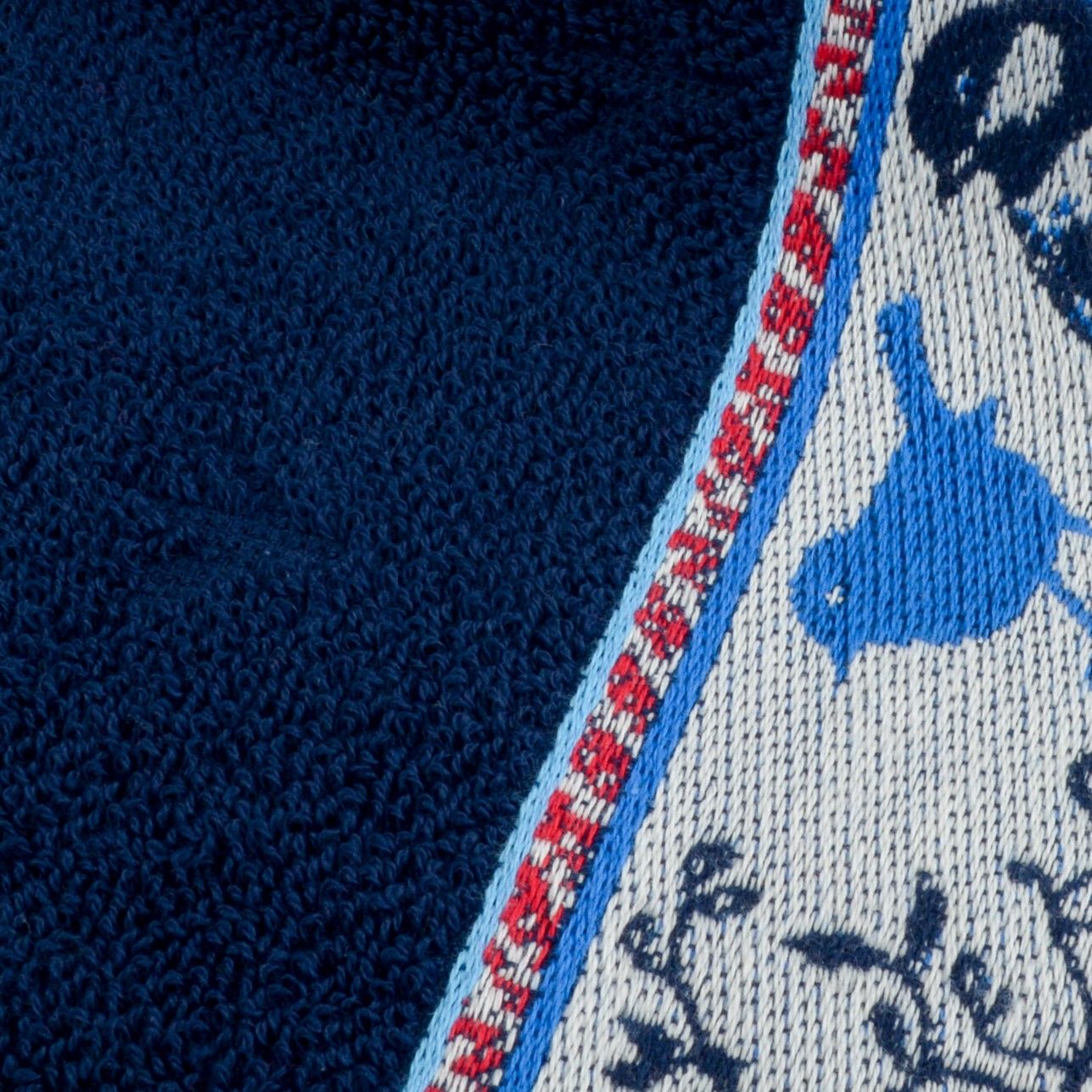 Bunzlau Castle Keukendoek Birds Donkerblauw