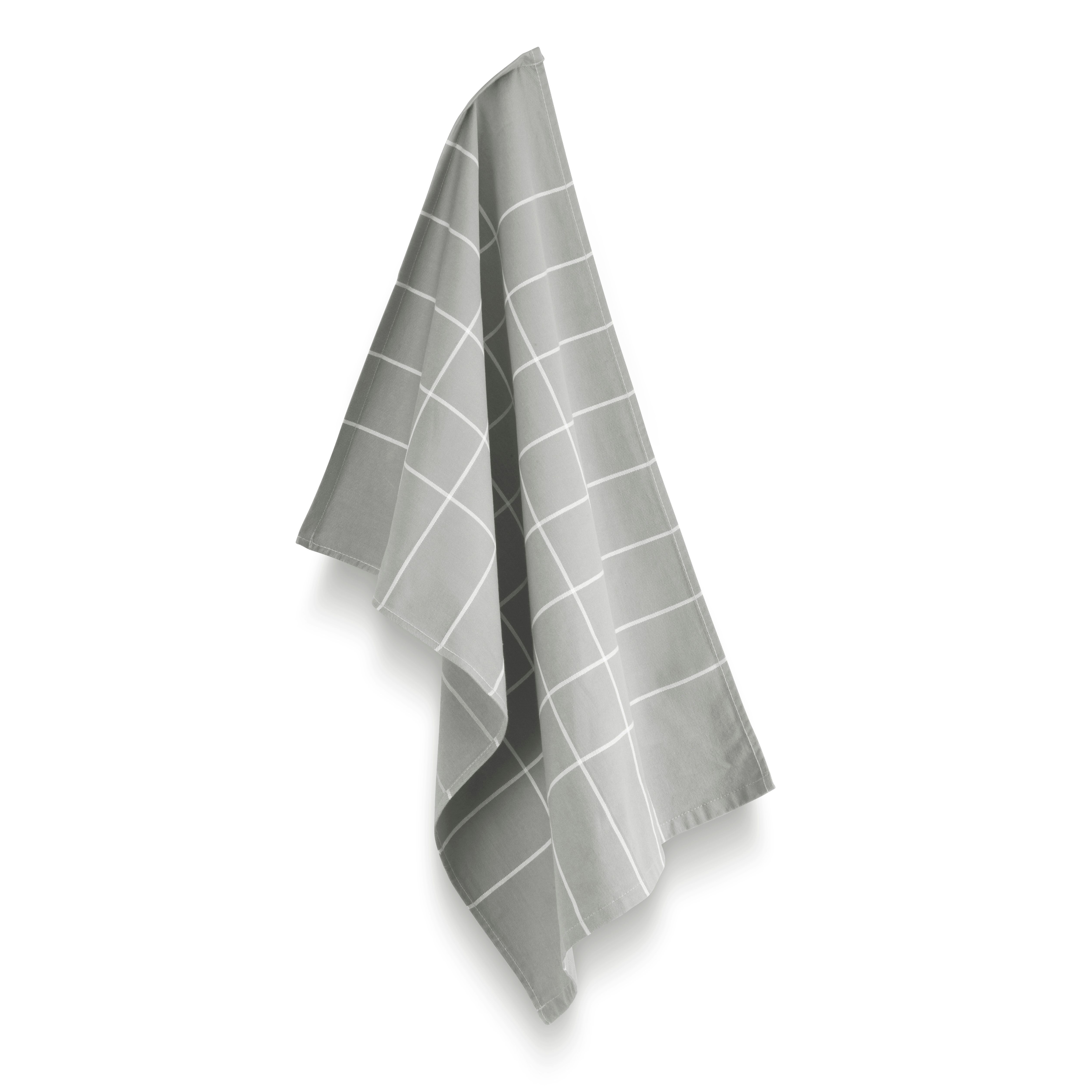 Byrklund Keuken- en Theedoeken set Dishes & Dry Hands Grijs - 3 delig