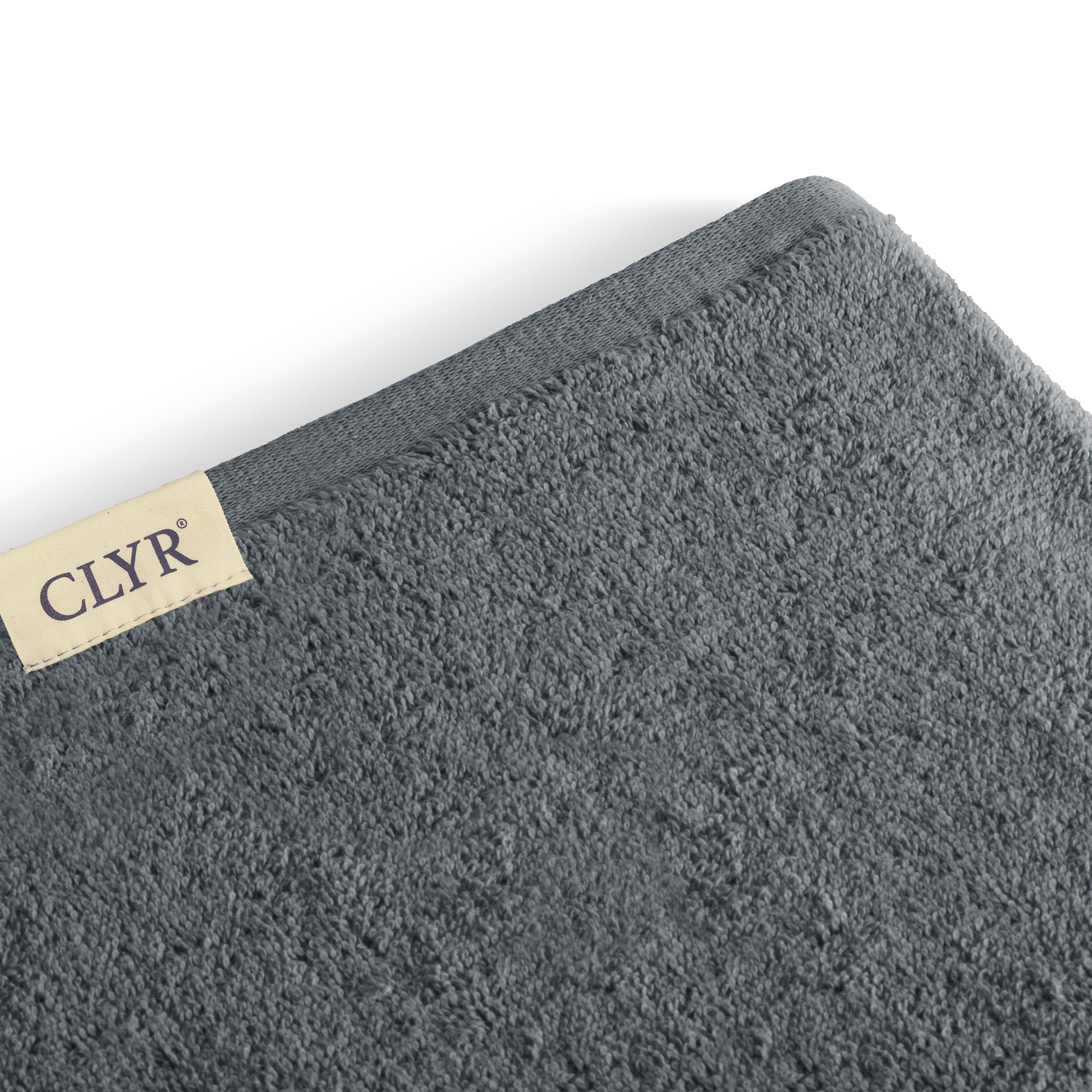 Clyr Handdoek 70x140 cm 500 gram Siberian Anthracite