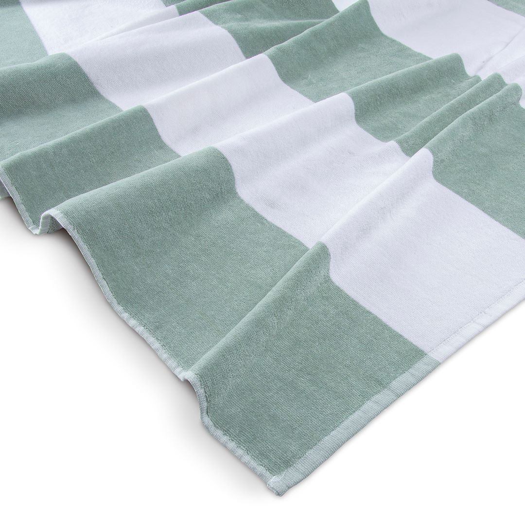 Clyr Strandlaken Sturdy Stripes 100x180 cm Highlands Green