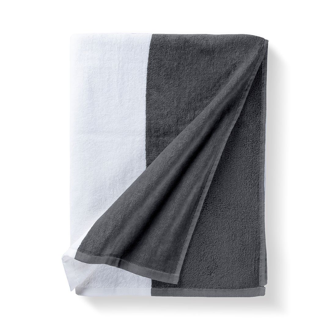 Clyr Strandlaken Sturdy Stripes 100x180 cm Siberian Anthracite