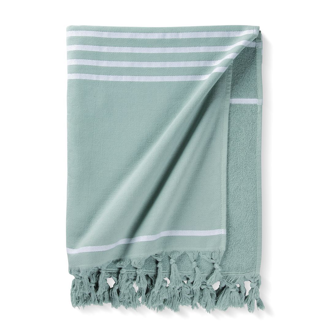 Clyr Hamamdoek Tide Lines 100x180 cm Highlands Green