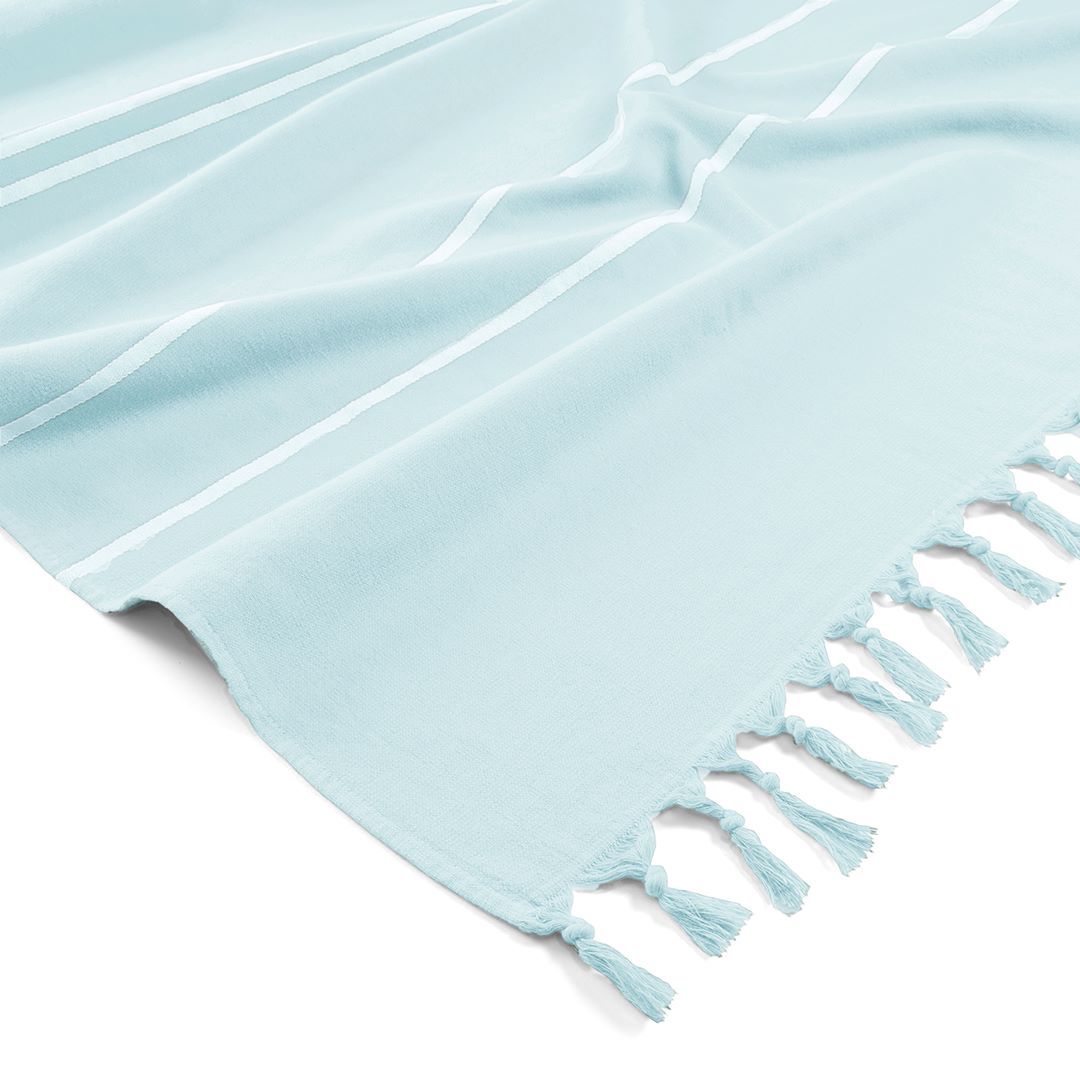 Clyr Hamamdoek Tide Lines 100x180 cm Ocean Blue 