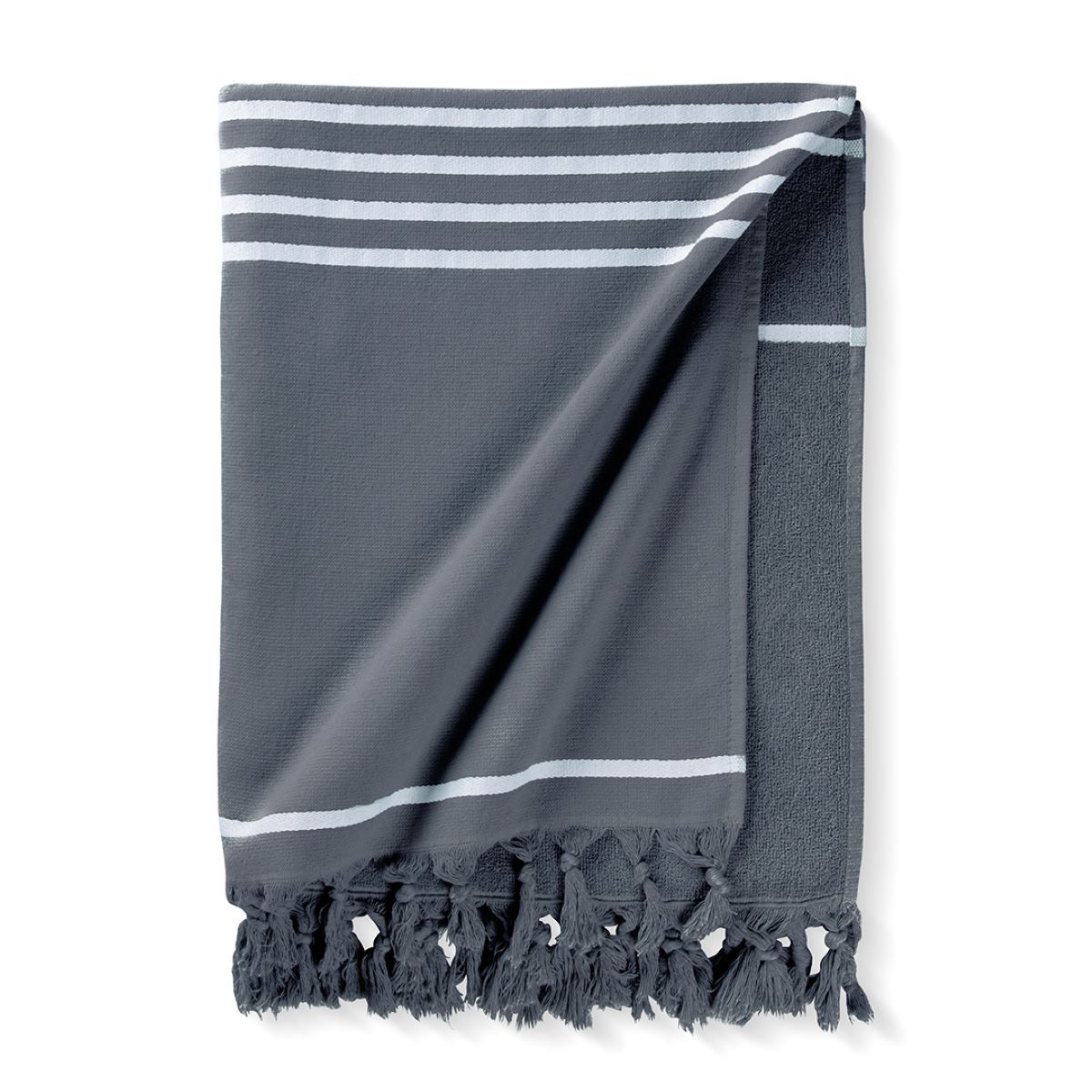 Clyr Hamamdoek Tide Lines 100x180 cm Siberian Anthracite