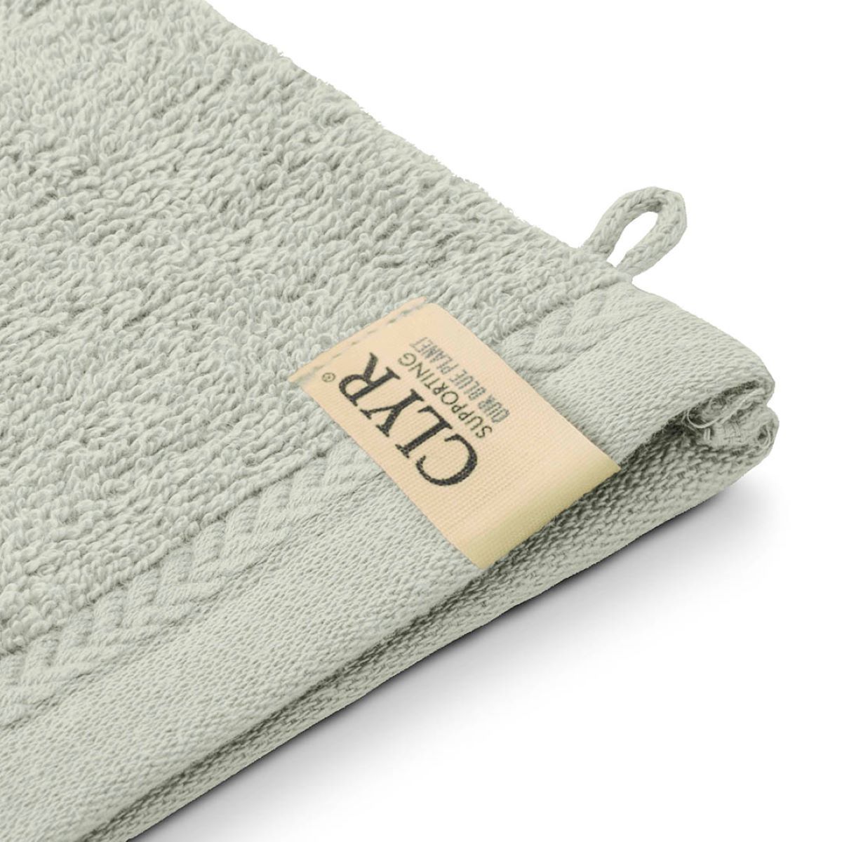 Clyr Washandjes 16x21 cm 500 gram North Sea Grey - 2 stuks