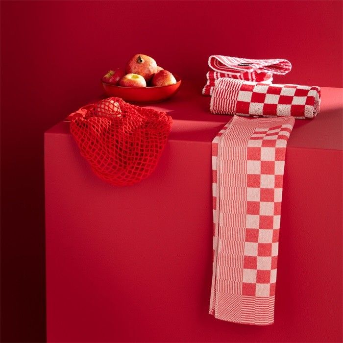 DDDDD Keukendoek Barbeque Rood - 6 stuks
