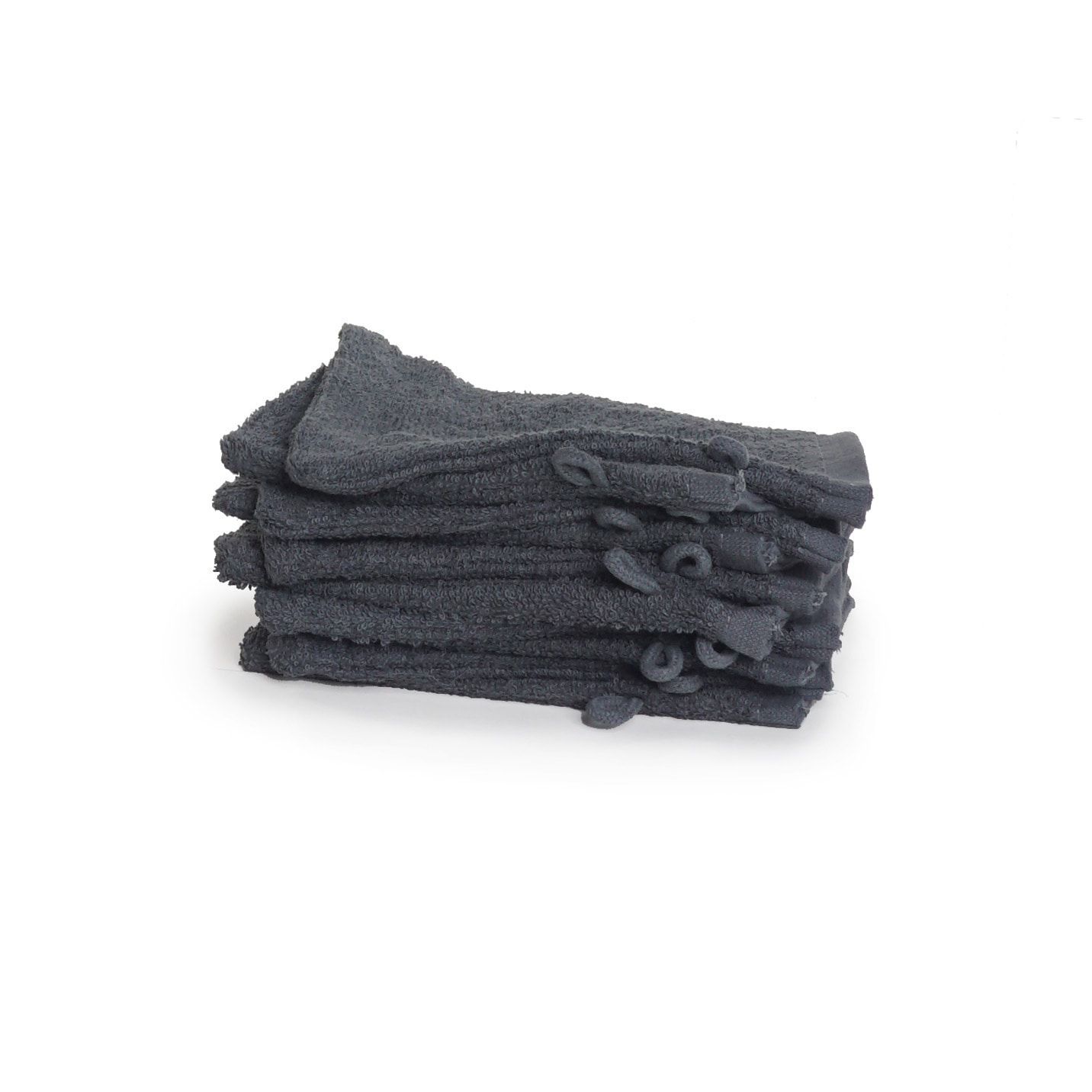 The One Washandjes Antraciet - 10 stuks