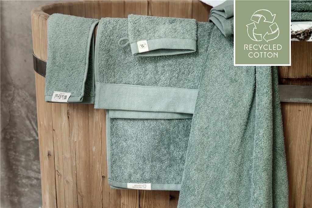 Walra Remade Cotton Gastendoekje 30 x 50 cm 550 gram Jade - 6 stuks