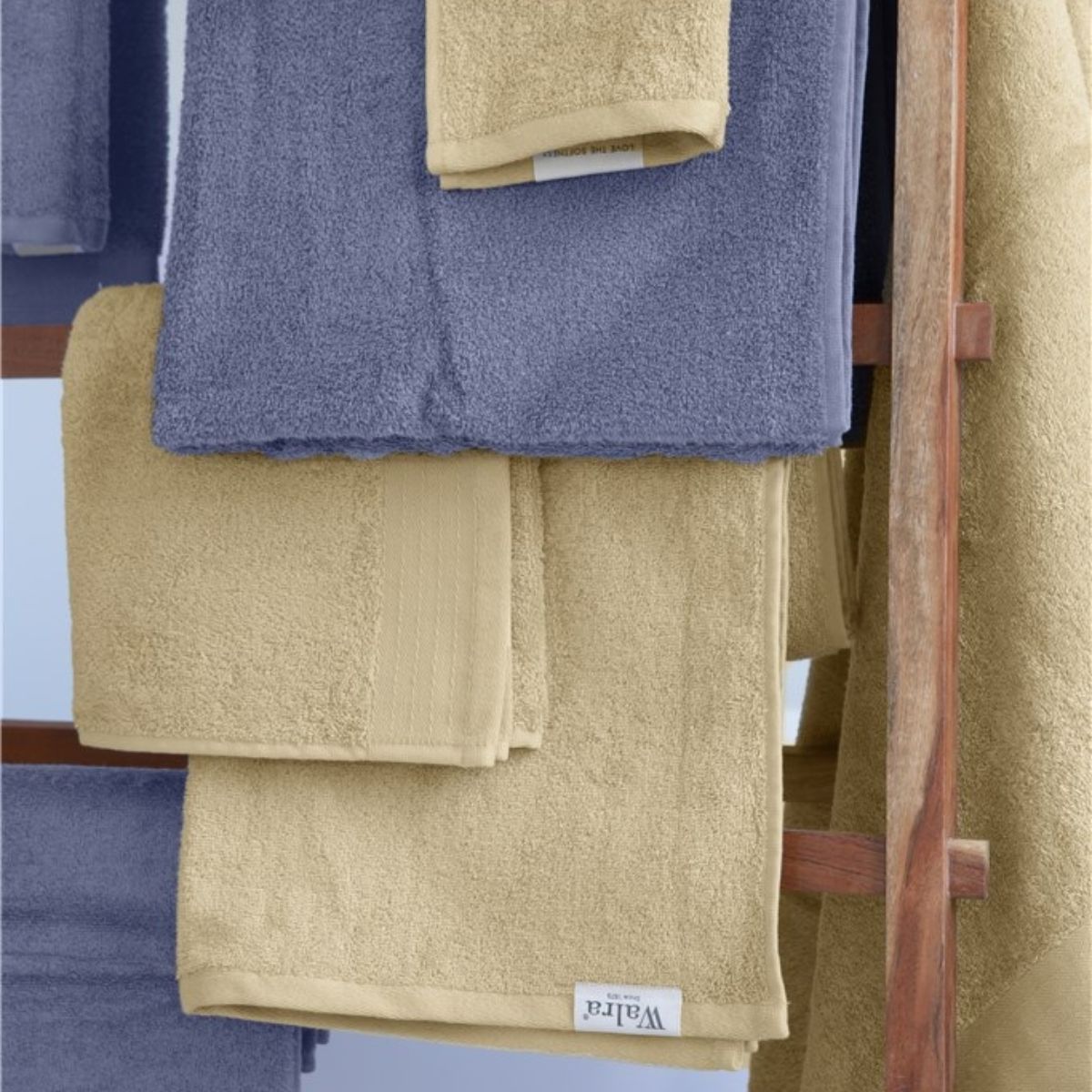 Walra Soft Cotton Handdoeken 50 x 100 cm - 550 gr/m² - Indigo - 5 stuks