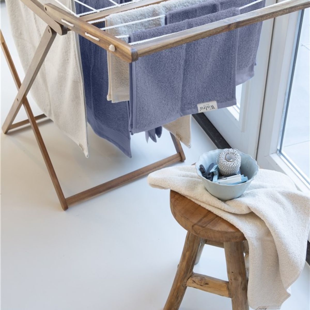 Walra Soft Cotton Handdoeken 60 x 110 cm - 550 gr/m² - Indigo - 5 stuks