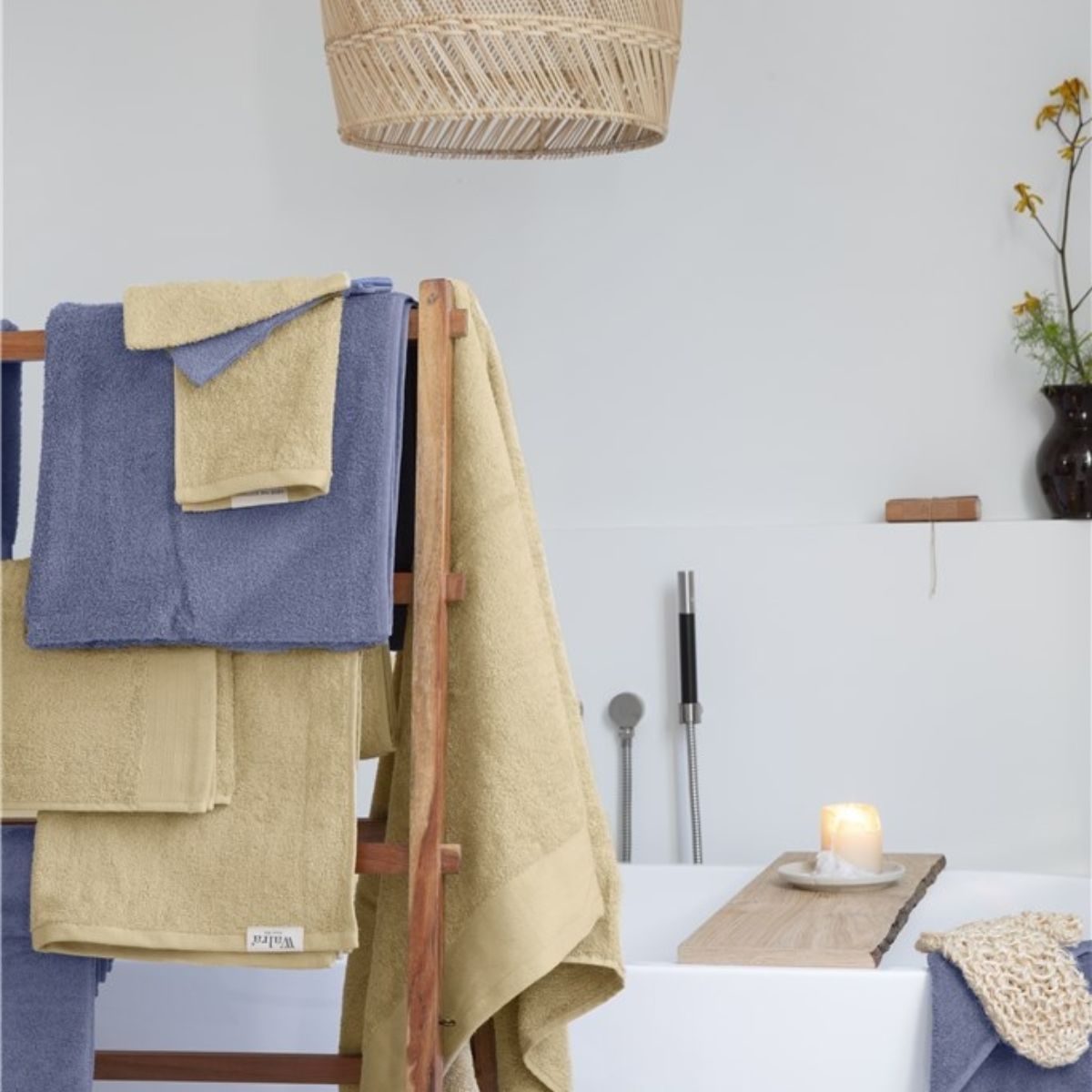 Walra Soft Cotton Handdoeken 50 x 100 cm - 550 gr/m² - Indigo - 5 stuks