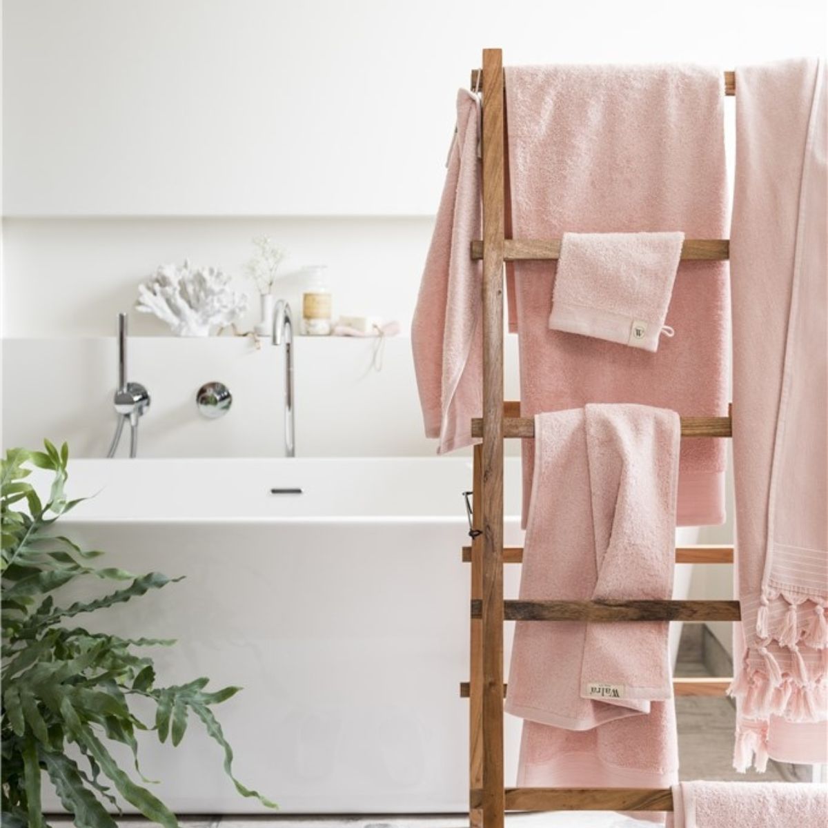 Walra Soft Cotton Handdoeken 50 x 100 cm - 550 gr/m² - Roze  - 5 stuks