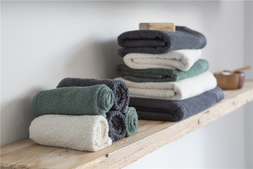 Walra Soft Cotton Handdoek 60 x 110 cm 550 gram Legergroen - 6 stuks