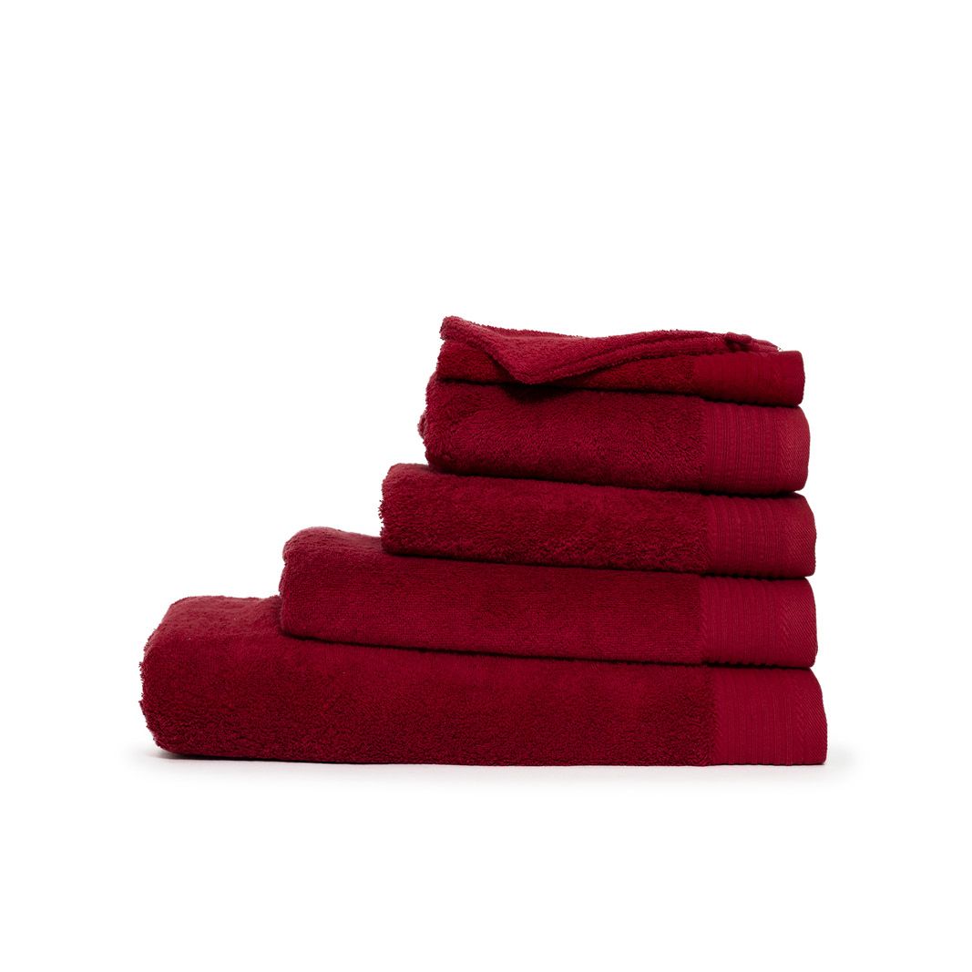 The One Handdoek Deluxe 50x100  550 gr Burgundy