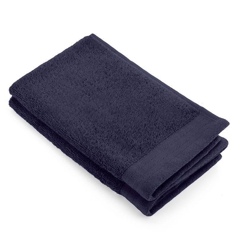 Walra Soft Cotton Gastendoekje 30 x 50 cm 550 gram Navy - 8 stuks