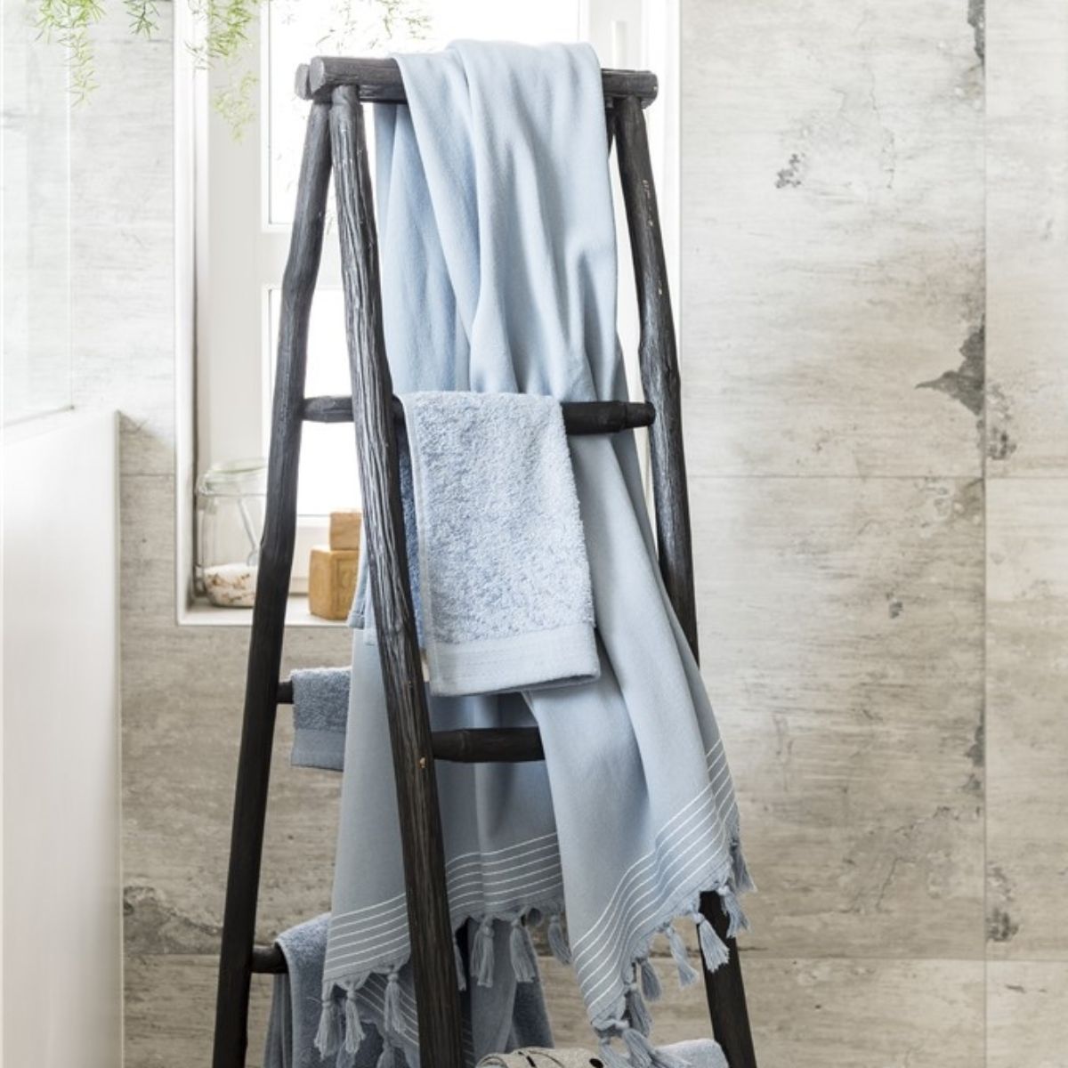 Walra Soft Cotton Gastendoekjes 30x50 cm 550gram Blue - 8 stuks