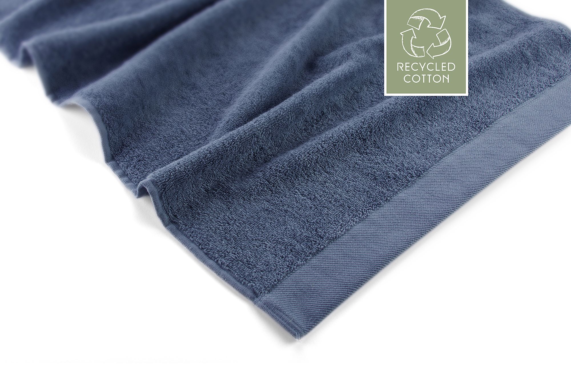 Walra Remade Cotton Handdoek 50 x 100 cm 550 gram Blauw