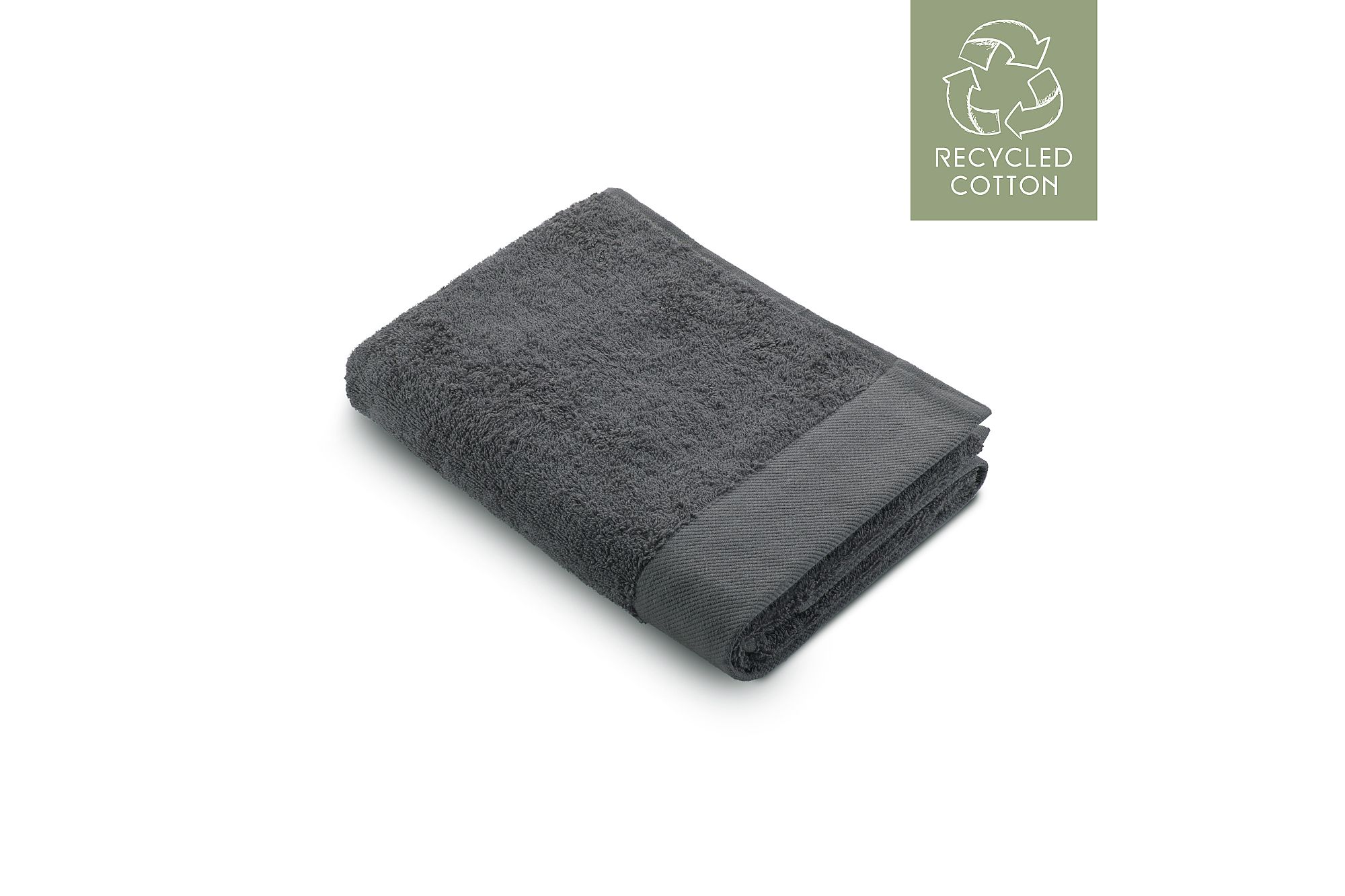 Walra Remade Cotton Handdoek 60 x 110 cm 550 gram Grey