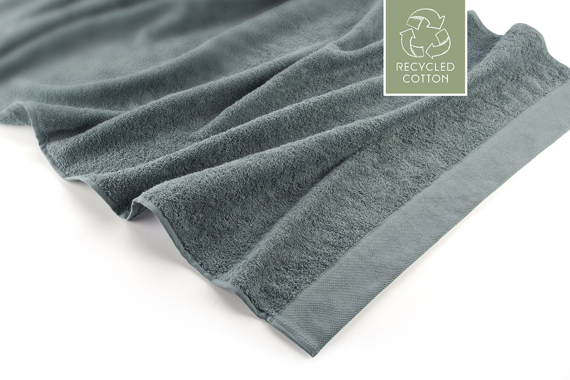 Walra Remade Cotton Handdoek 60 x 110 cm 550 gram Jade