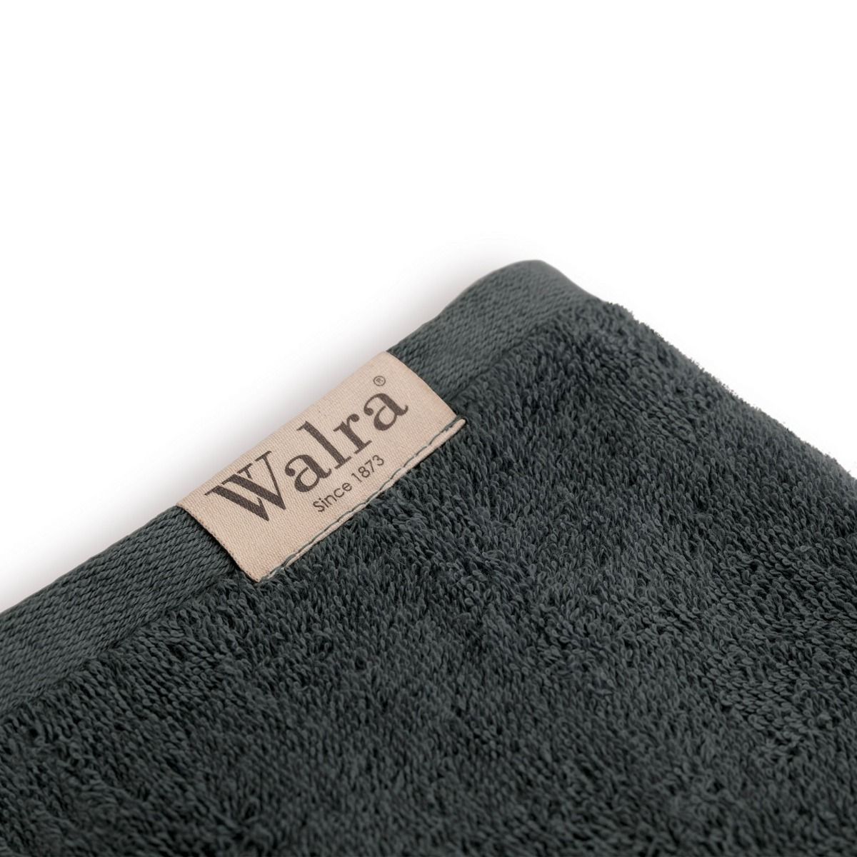Walra Soft Cotton Handdoeken 60 x 110 cm - 550 gr/m² - Antraciet - 5 stuks