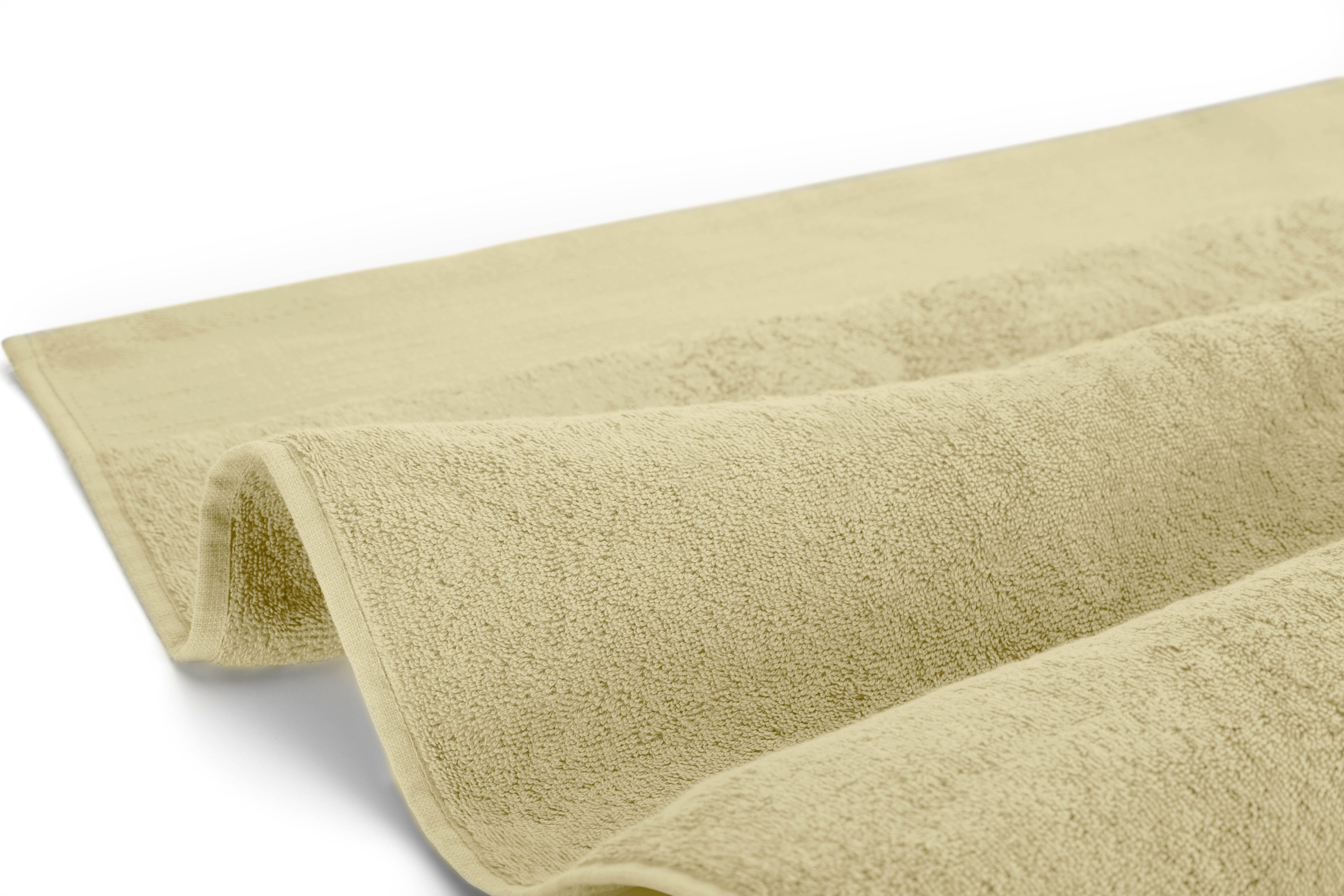 Walra Soft Cotton Handdoek 60 x 110 cm 550 gram Maisgeel - 6 stuks