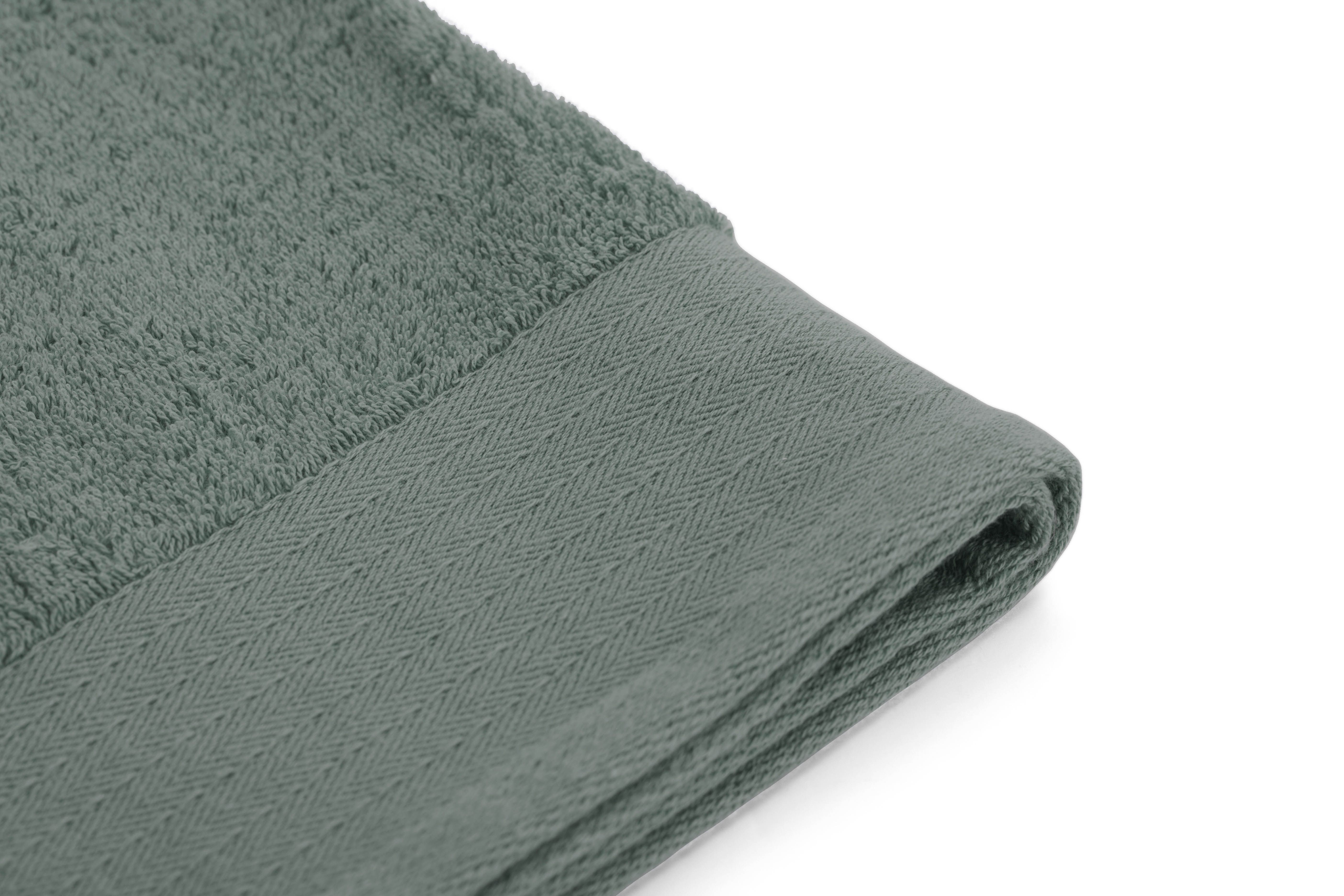Walra Soft Cotton Handdoek 70 x 140 cm 550 gram Legergroen