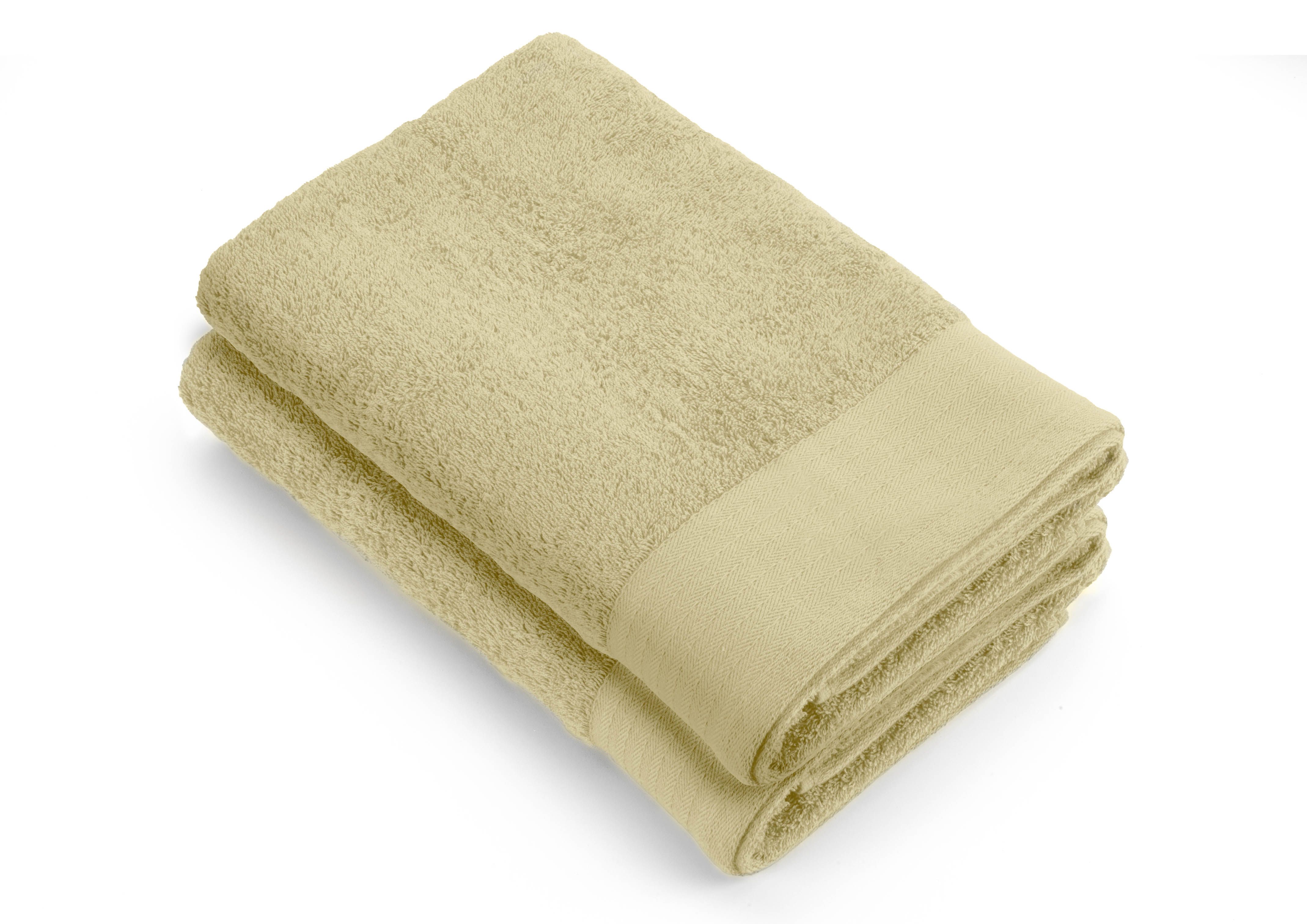 Walra Soft Cotton Handdoek 70 x 140 cm 550 gram Maisgeel
