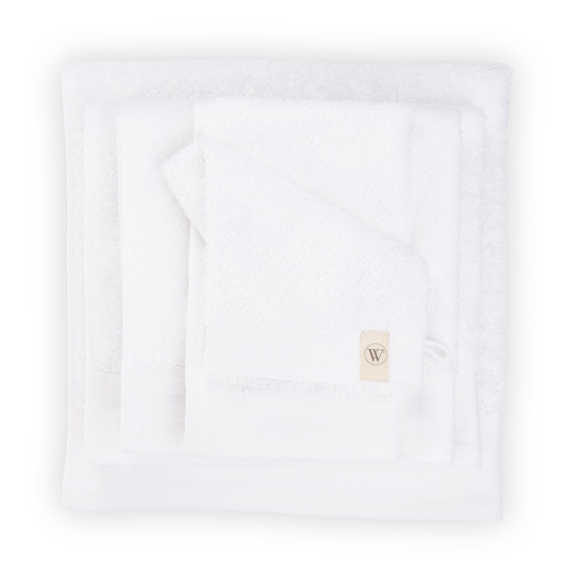 Walra Soft Cotton Washandje 16x21 cm 550 gram White - 2 stuks