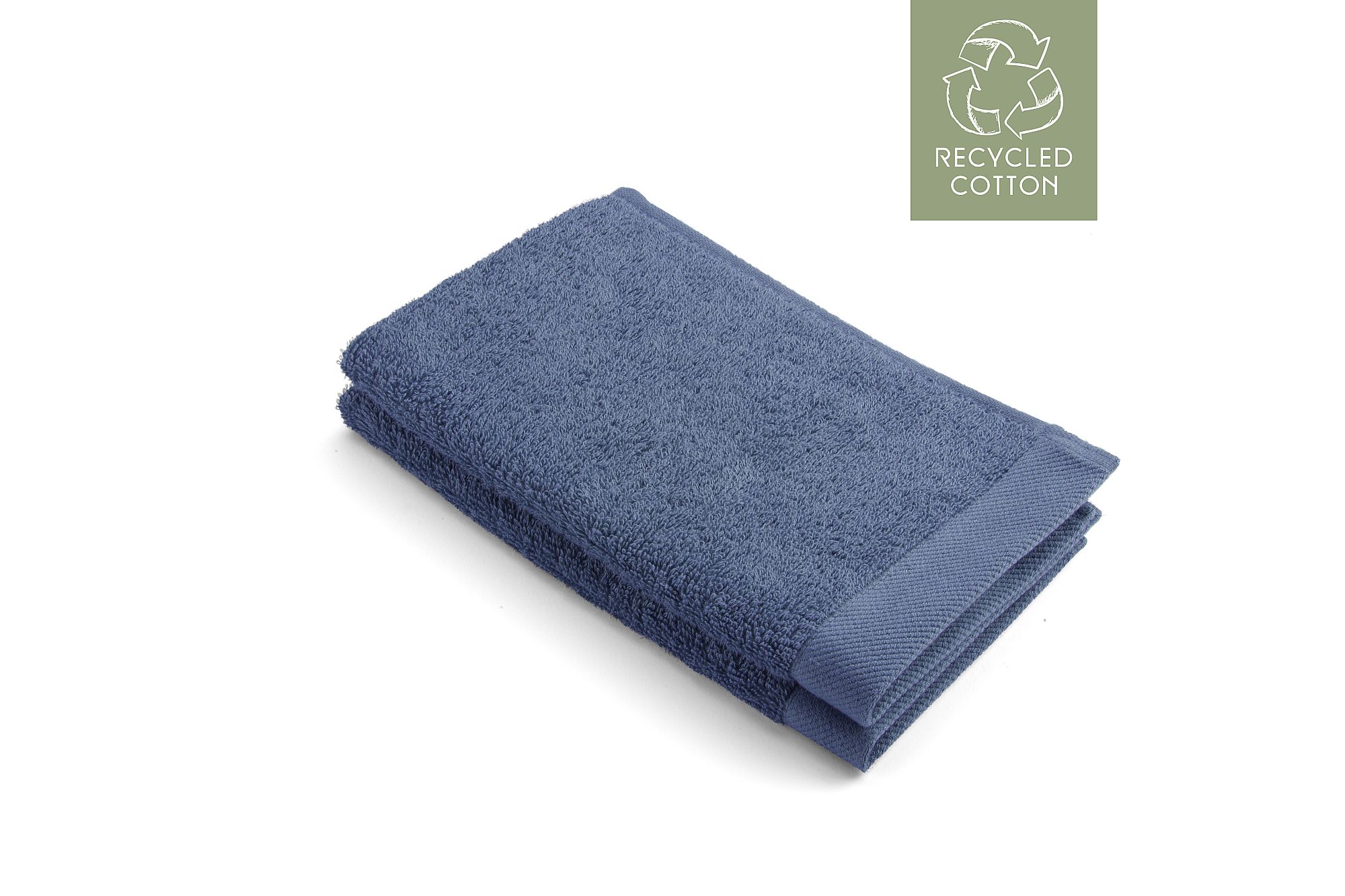 Walra Remade Cotton Gastendoekje 30 x 50 cm 550 gram Blauw - 2 stuks