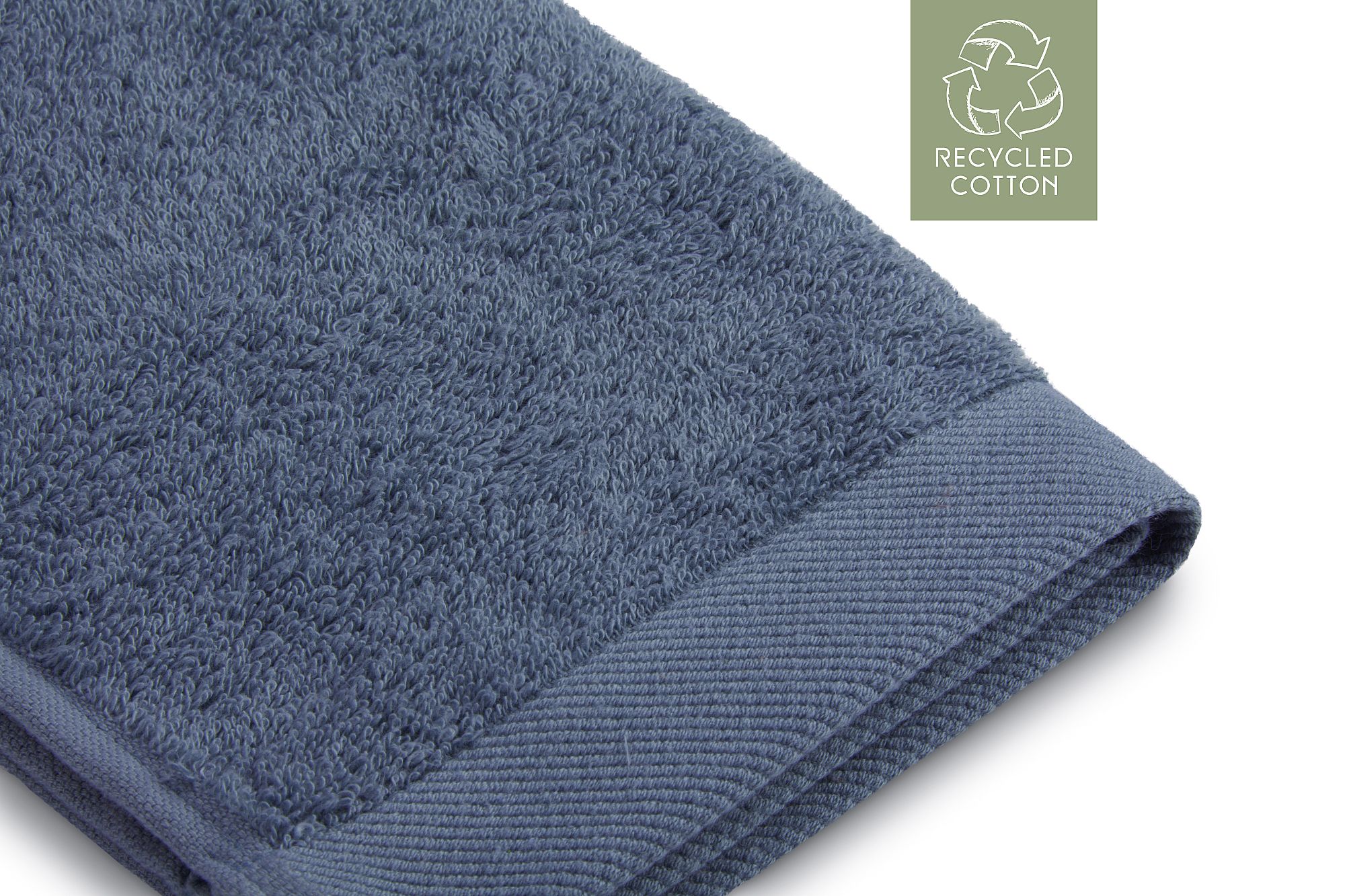 Walra Remade Cotton Gastendoekje 30 x 50 cm 550 gram Blauw - 2 stuks