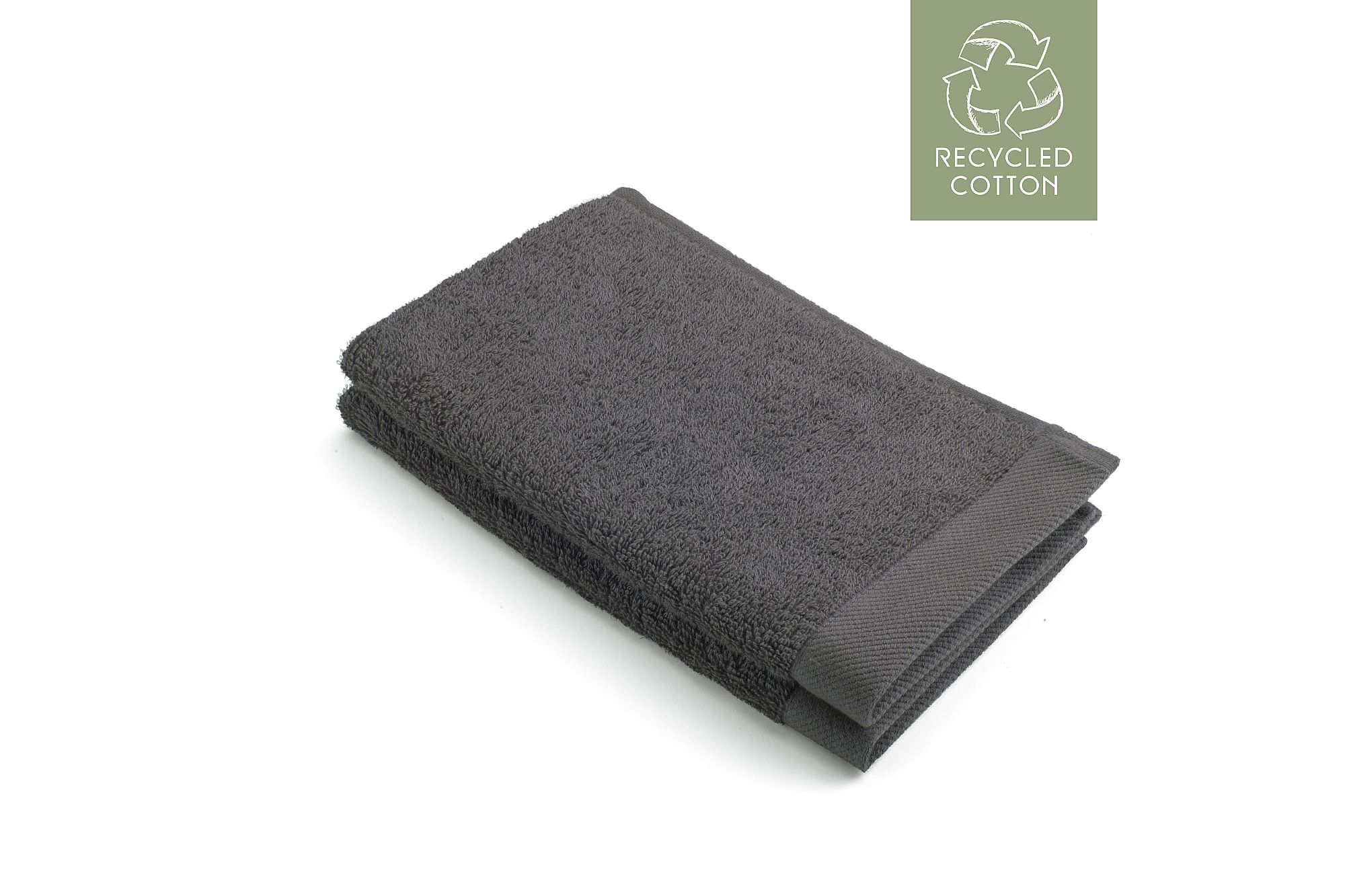Walra Remade Cotton Gastendoekje 30 x 50 cm 550 gram Grey - 2 stuks