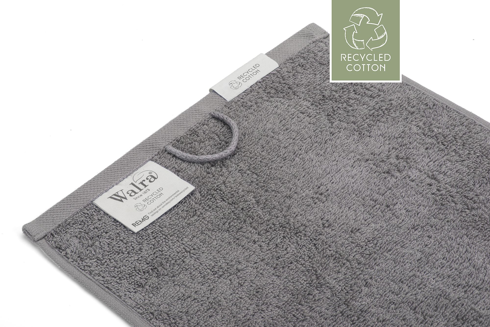 Walra Remade Cotton Gastendoekje 30 x 50 cm 550 gram Taupe - 2 stuks