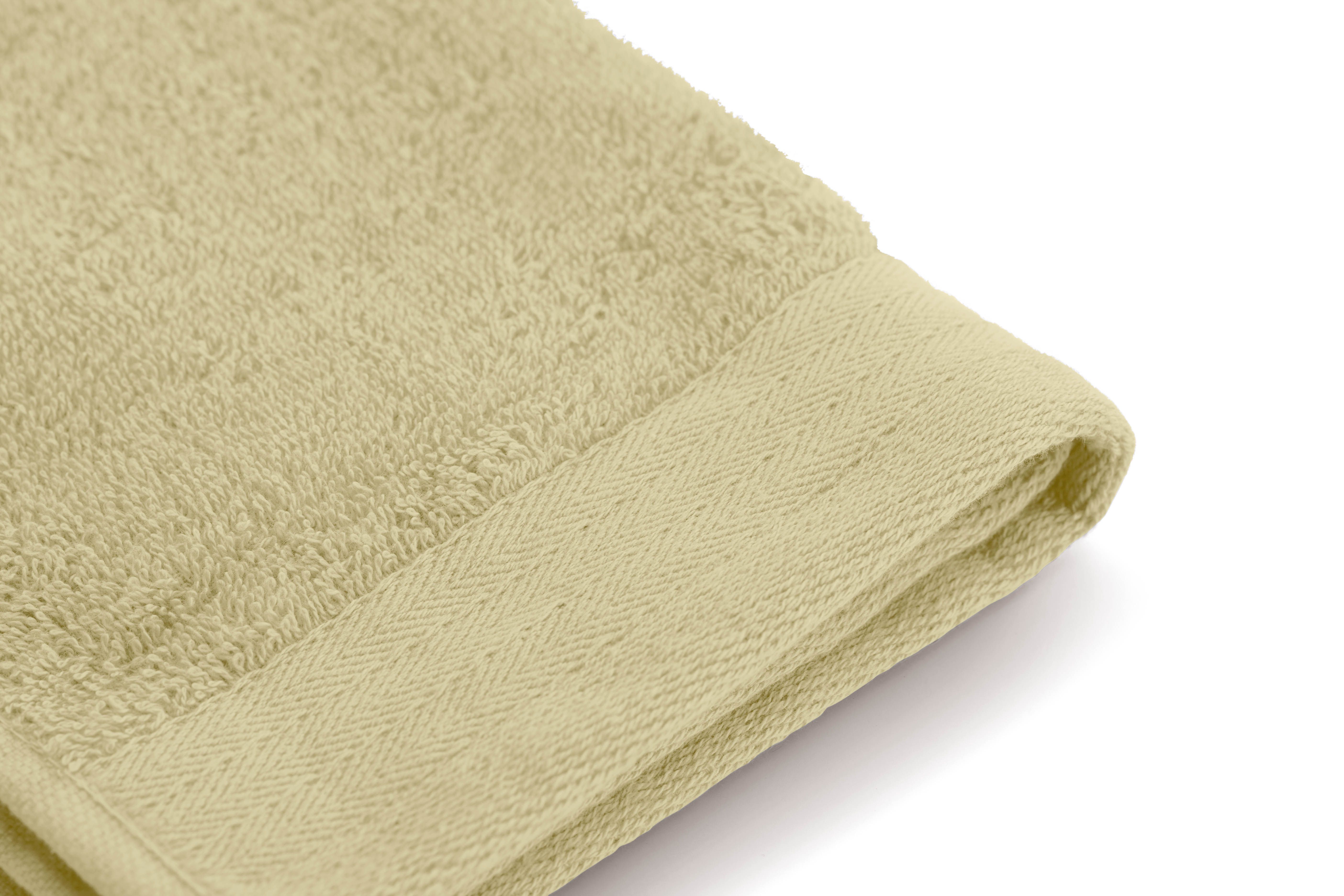 Walra Soft Cotton Gastendoekje 30 x 50 cm 550 gram Maisgeel - 8 stuks