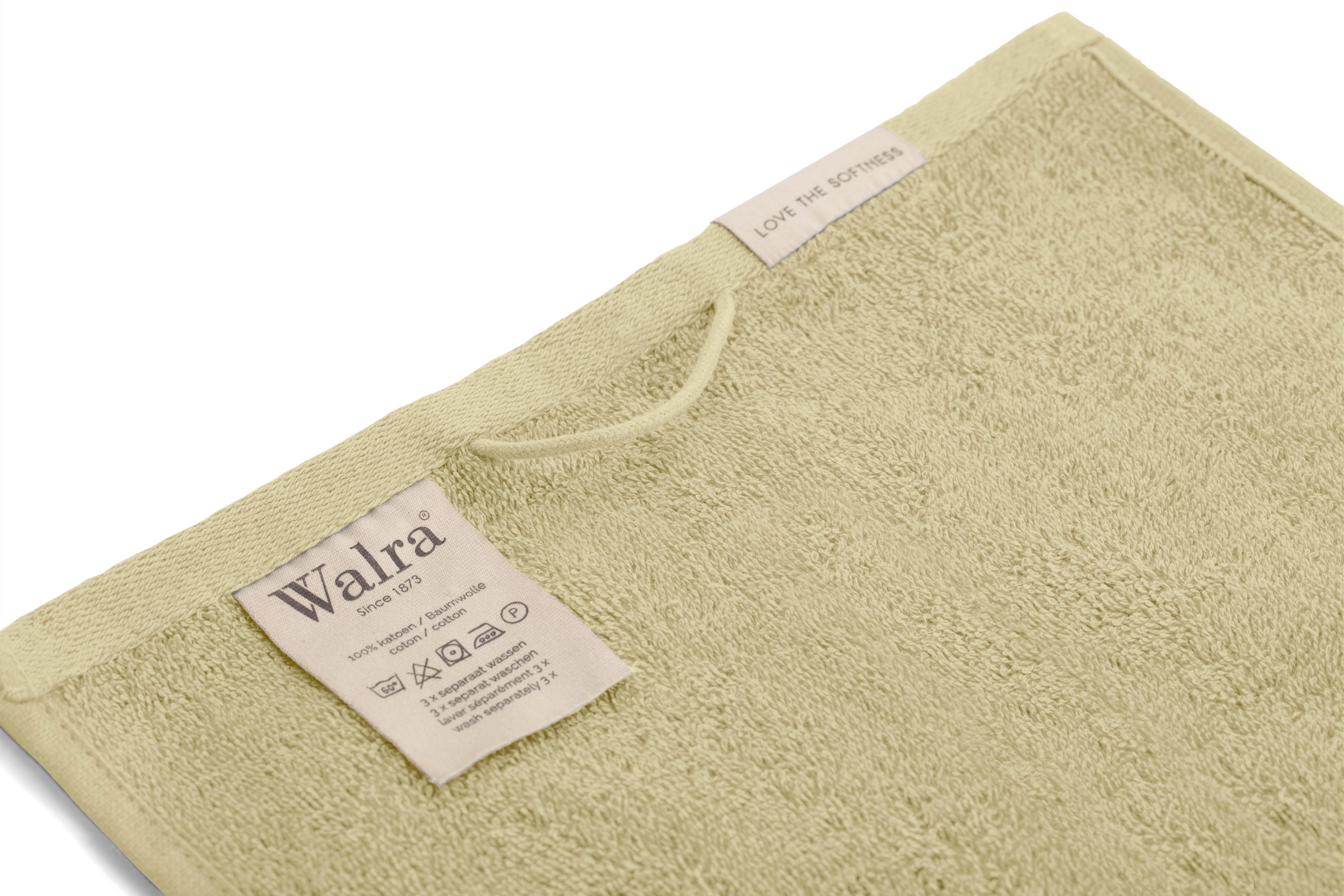 Walra Soft Cotton Gastendoekje 30 x 50 cm 550 gram Maisgeel - 2 stuks