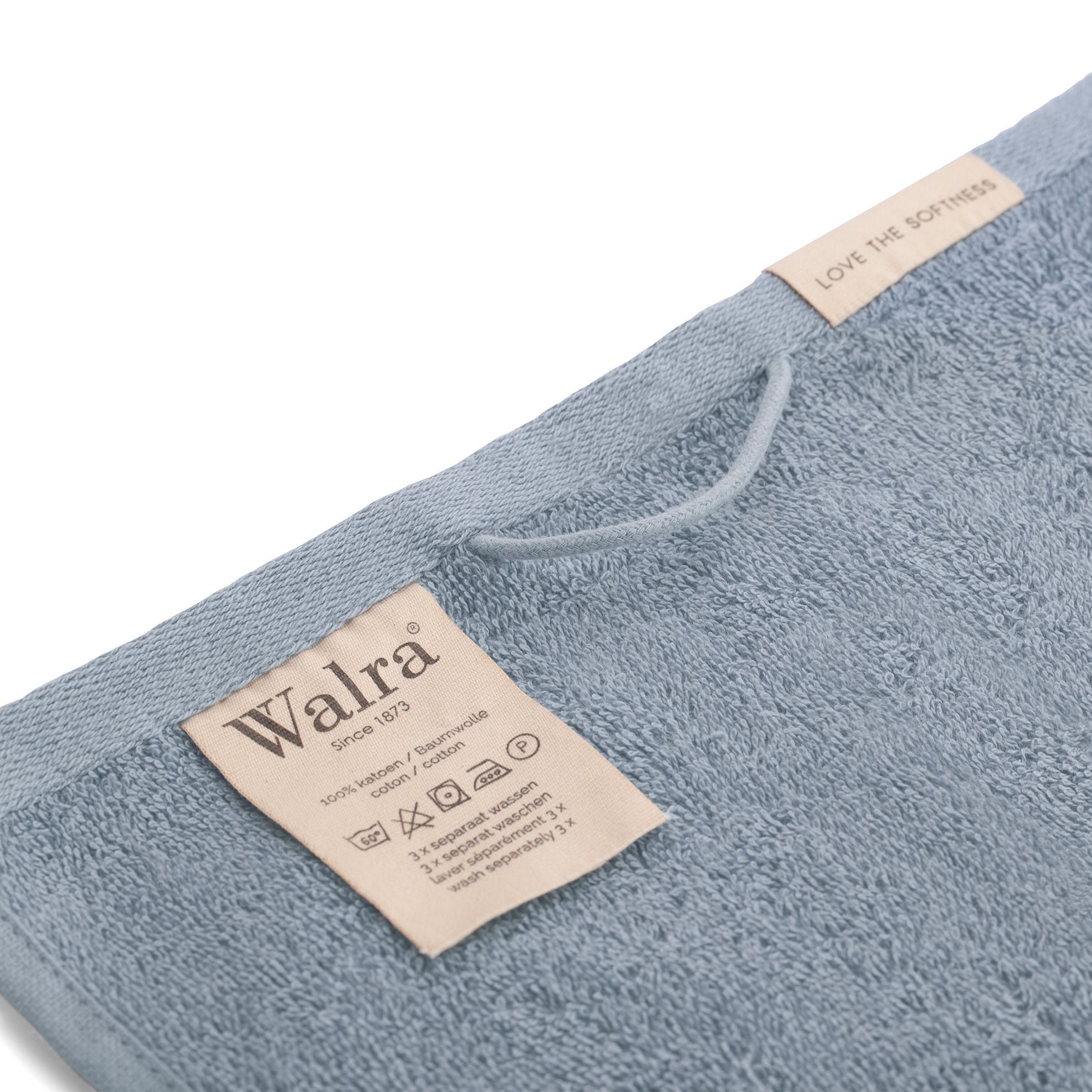 Walra Soft Cotton Gastendoek 30 x 50 cm 550 gram Blue - 2 stuks