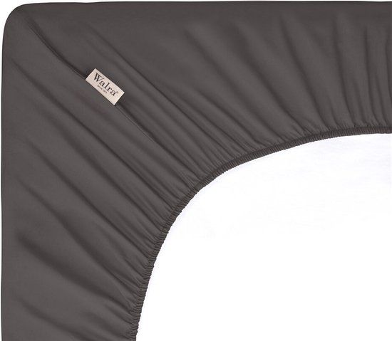 Walra Hoeslaken Crispy Cotton Antraciet