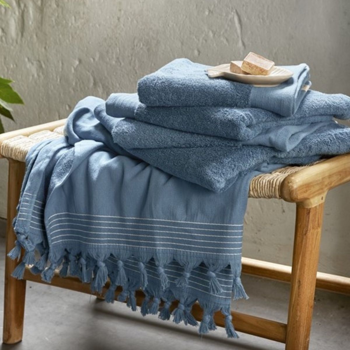 Walra Soft Cotton Washandje 16 x 21 cm 550 gram Petrol - 2 stuks