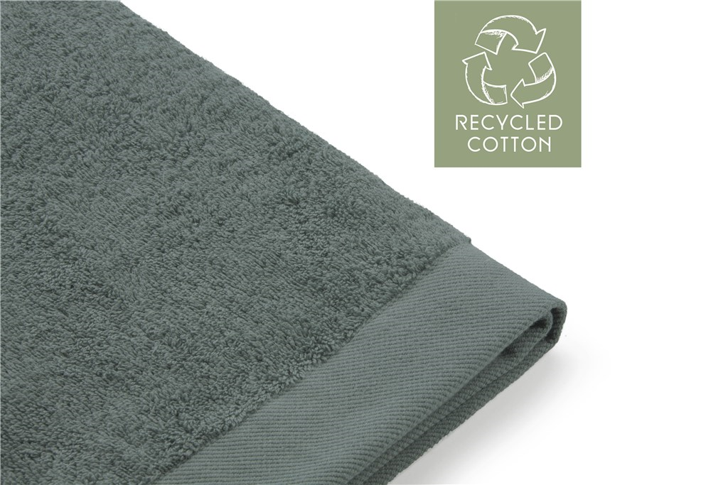 Walra Remade Cotton Handdoek 60 x 110 cm 550 gram Donker Groen