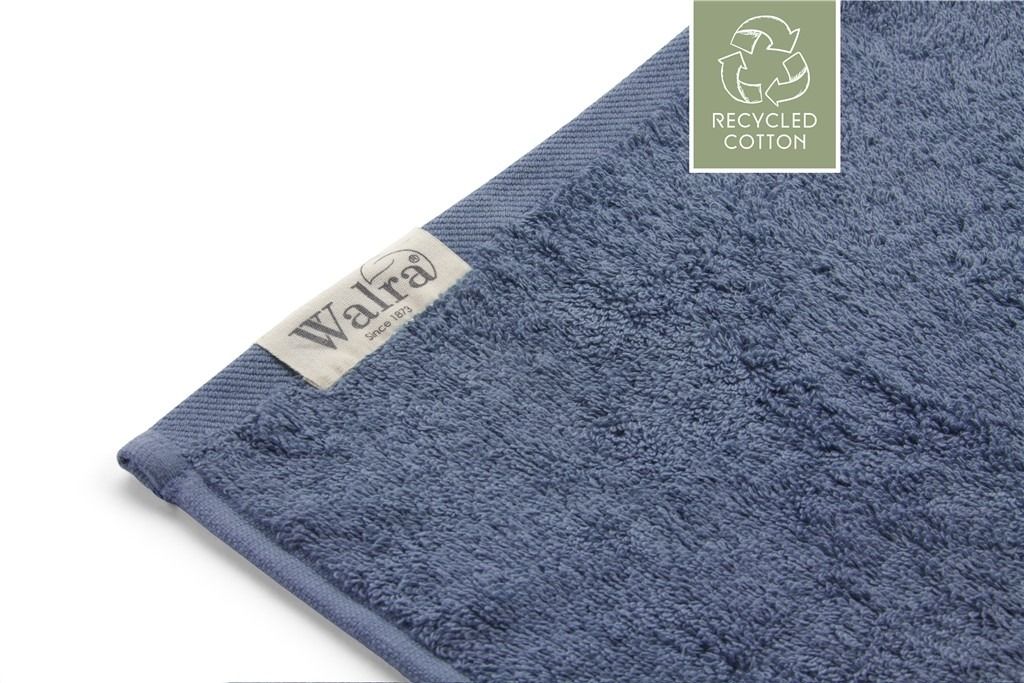 Walra Remade Cotton Handdoeken 60 x 110 cm - 550 gr/m² - Blauw - 10 stuks