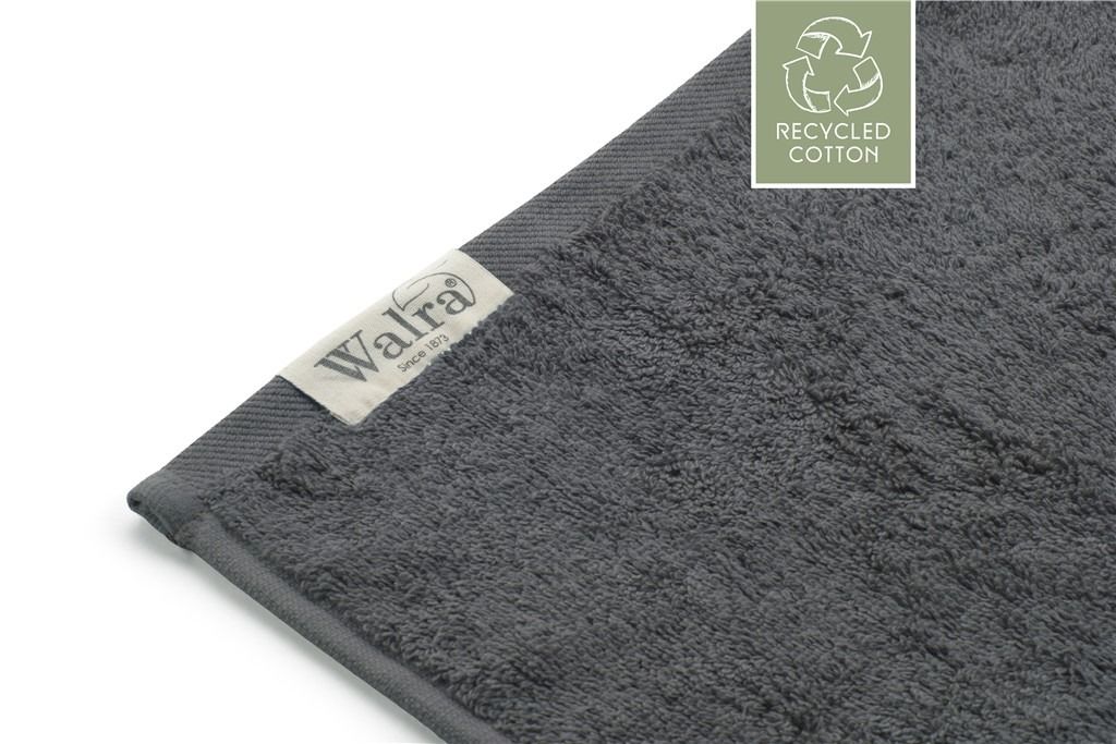 Walra Remade Cotton Handdoeken 60 x 110 cm - 550 gr/m² - Grey - 10 stuks