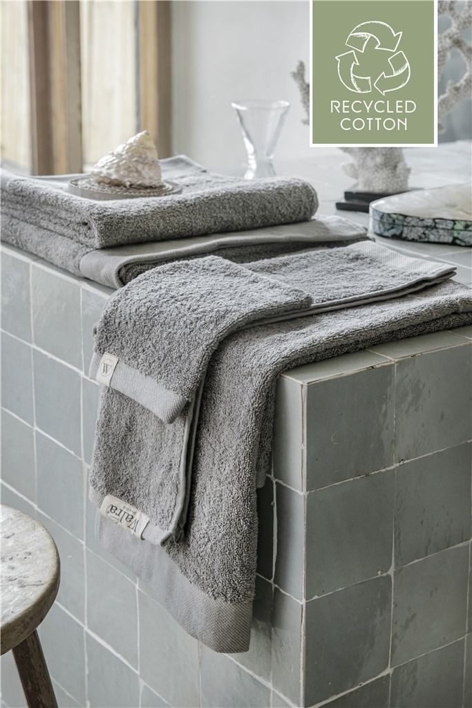 Walra Remade Cotton Handdoeken 60 x 110 cm - 550 gr/m² - Taupe - 10 stuks