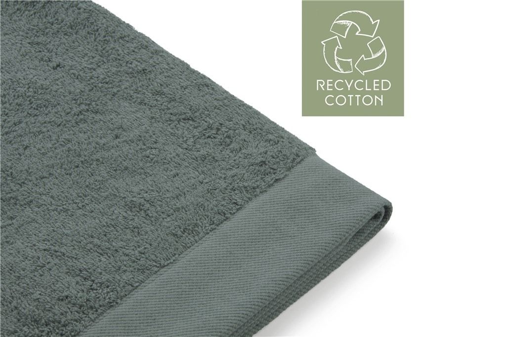 Walra Remade Cotton Handdoeken 70 x 140 cm - 550 gr/m² - Donker Groen - 10 stuks