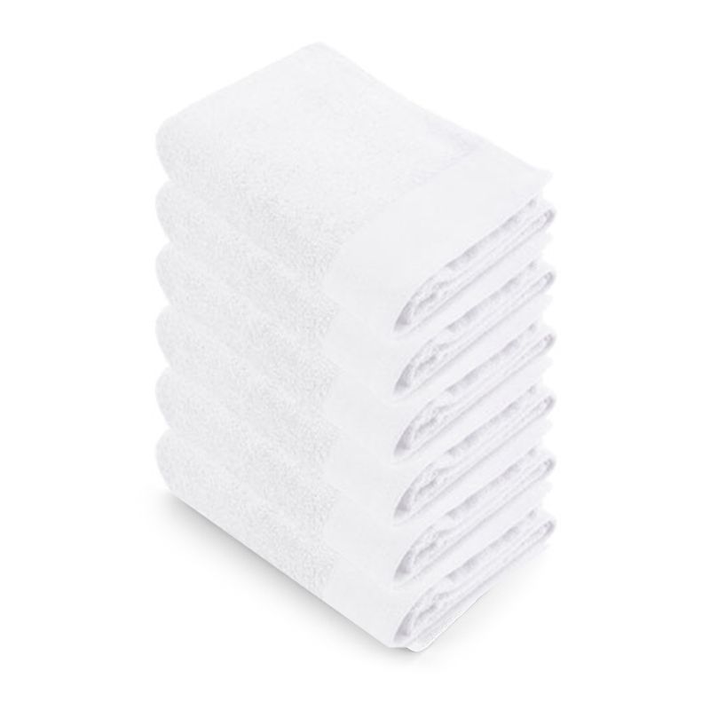 Walra Soft Cotton Handdoek 50x100 cm 550gram  White - 6 stuks