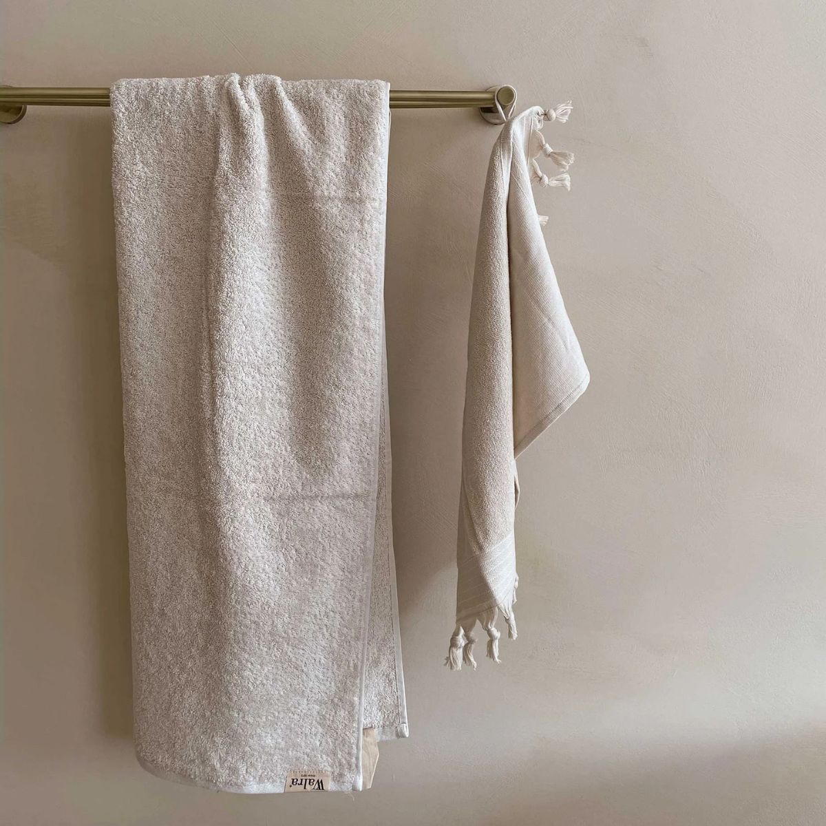 Walra Soft Cotton Douchelaken 70 x 140 cm 550 gram Kiezel Grijs