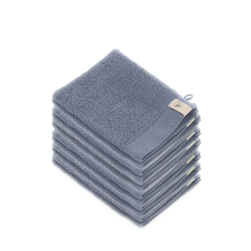 Walra Soft Cotton Washandje 16 x 21 cm 550 gram Indigo - 12 stuks