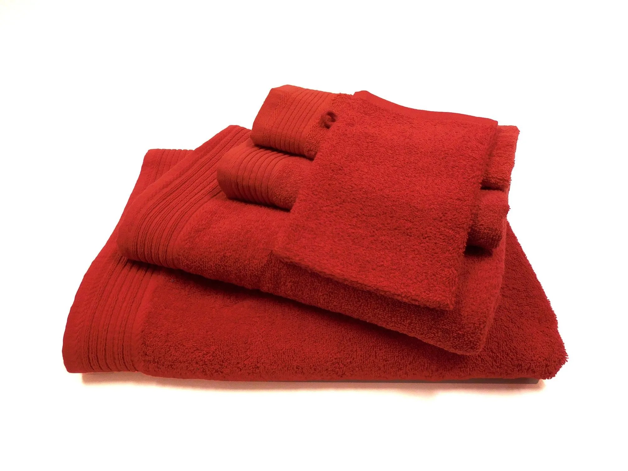 The One basic pakket badtextiel 450 gram Rood - 18 stuks