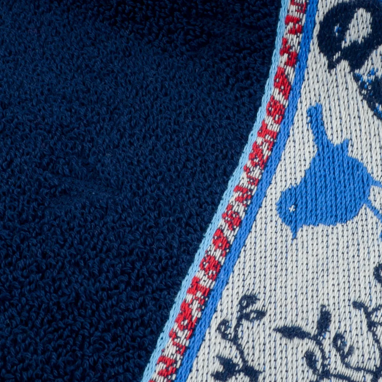 Bunzlau Castle Keukentextiel Set Birds Donkerblauw