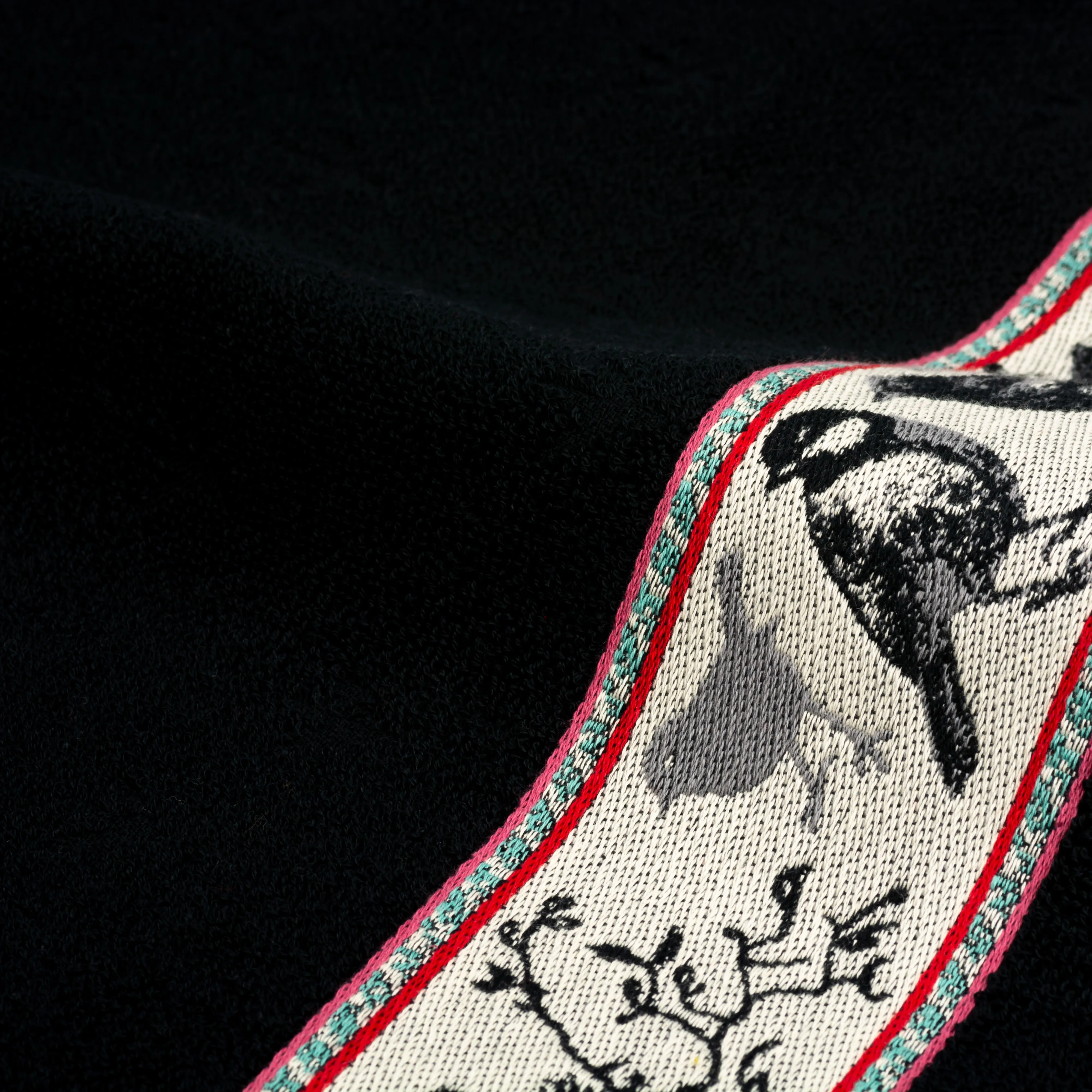 Bunzlau Castle Keuken- en theedoek set Birds Zwart